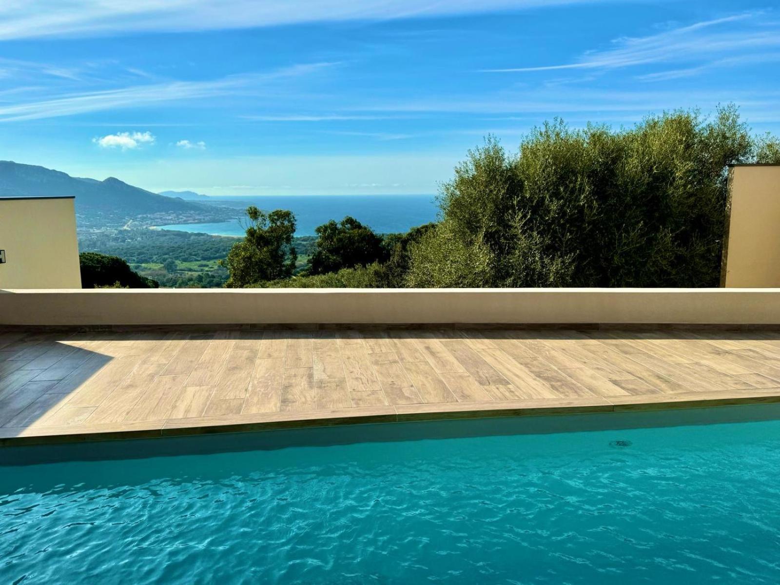 Super Villa Moderne Corbara Vue Mer Kültér fotó